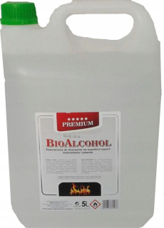 Bioetanol 5L Bio-komický biologický alkohol 96% tekutého hromu