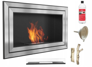 Bio krb 1100x650 Inox Juliet + Szyba + Birch