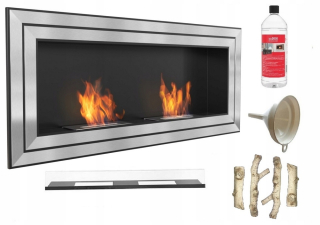 Bio krb 1500 Juliet Inox Závesné sklo + breza