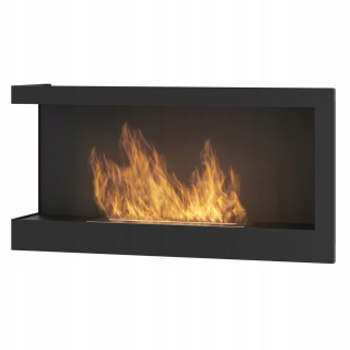 Čierny rohový roh rohu 900 mm L (90 cm)