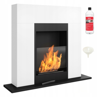 Bio krb so sklenenou bielym stojacim whisky 103 cm