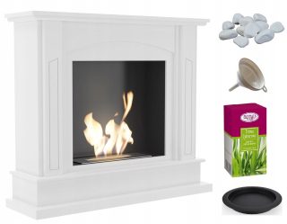 Bio -fireplace krb vo februári biela aromaterapia