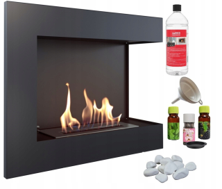 Rohový biokrb DELTA pravý 600 čierny AROMA