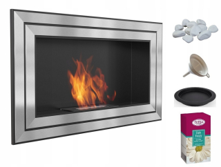 Závesný biologický krb Juliet 110x65 TUV Aromaterapia