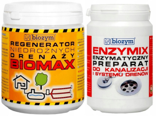 Prostriedok do žumpy, septiku - BIOMAX + ENZYMIX UPCHANÝ REGENERÁTOR ODVODU