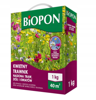 Biopon Flower Lawn - zmes bylín a kvetov
