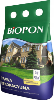 Biopon dekoratívna tráva 5 kg -máte. kvalifikovaný