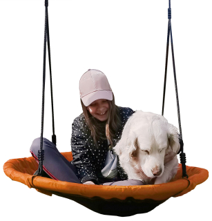 Záhradná hojdačka - Stork Nest Garden Garden Swing 100 cm xxl