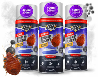 Repelent proti hmyzu - Príprava centra bomby Fogger na chyby švábov Žiadny škodca 400 ml (3 ks)