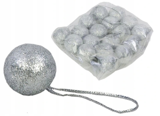 Baubles Glitter Balls 2,5 cm 18ks Reed 4xkolor