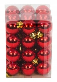 Baubles non -Baming 2,5 cm 8xcolor Bubble 36ks