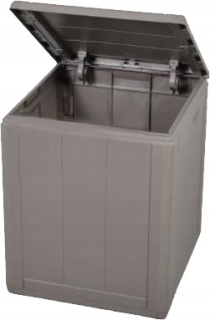 Záhradný box- Hnedá záhradná hruď na balkón pre záhradu 90L