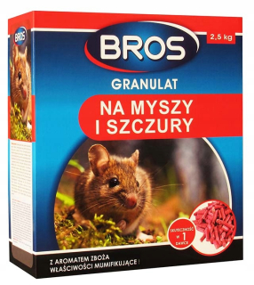Bros myš a potkany 2,5 kg jed