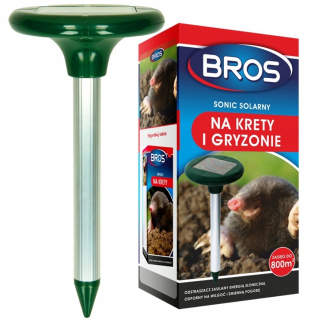 Repelent, plašič pre zvieratá - Bros solárny repelent pre móly