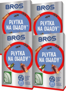Repelent proti hmyzu - Bros Tile na lietanie a beh 4 mesiace x4