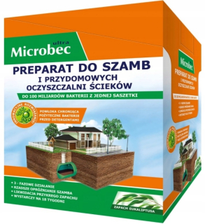 Prostriedok do žumpy, septiku - Bros Microbec Septic Tanks 18 vreciek