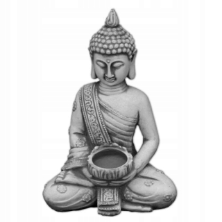 Buddha betónová postava Buddha postava s krídlom 878