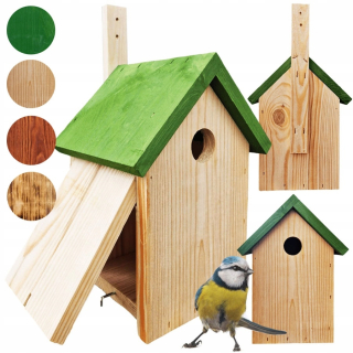 Benagers for Birds Drevené masívne surové drevo - ľahká montáž!
