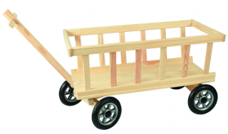 Vozík na záhradnú hadicu - Bączek Ladder Wagon veľký drevený