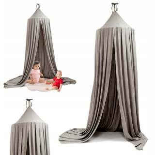 Stan pre deti - Canopy Curtain Tip Tip, ktorý visí nad detskou postieľkou pre detskú izbu