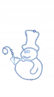 Snowman Little Christmas Decoration viedol 2d