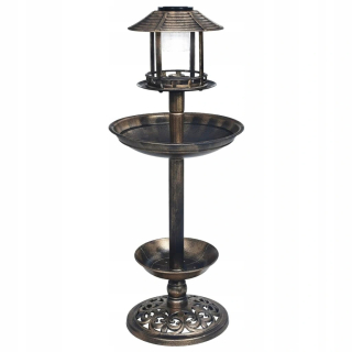 Vták so solárnou lampou 96 cm