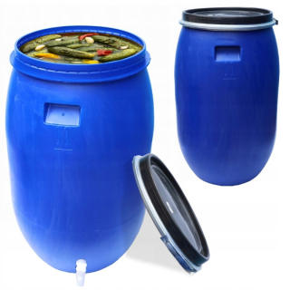 Sud - 120 l Barrel pre ulivovanie kapusty Cucumbers Certificate Certifikát
