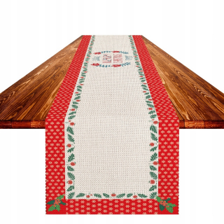 Tread na vianočné dekorácie obrus 183*33 cm