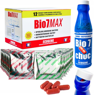 Domáca čistiareň odpadových vôd - Bio 7 Choc + Bio7 Max 2kg SADA KANALIZÁCIE