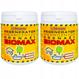 Prostriedok do žumpy, septiku - Biomax Dreening Dreen Dream Dreen odstraňuje tučné hubbles 2o