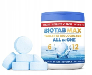 Prostriedok do žumpy, septiku - Biotab Max Biological Tablets 3in1