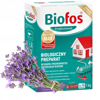 Prostriedok do žumpy, septiku - BIOFOS Professional Sececsice Programs for Honth -WRONT RENICHS 1 kg