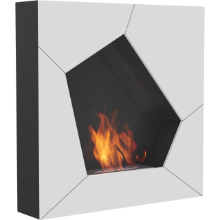 Bio -fireplace Biolensy White White + Pebbles