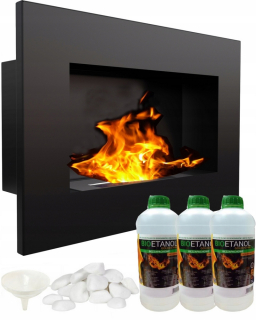 Bio -fireplace of the Golf Hit !! + Kamienky+ 3L kvapalina
