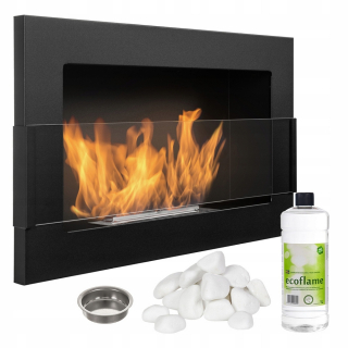 Čierny bio krb 650x400 so širokým ohňom