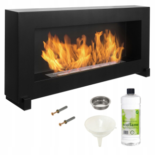 Čierna skrinka Bio krb 90x40 900x400 stojaci