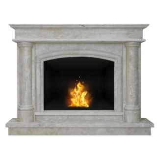 Portal Biofireplace 15296 Travertine 038