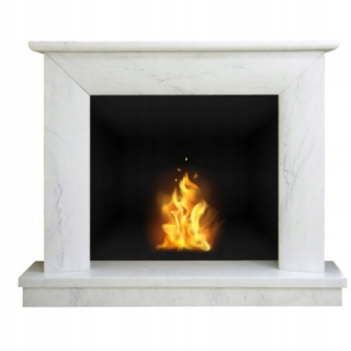 Portál Biofireplace 15321 White Marble 063