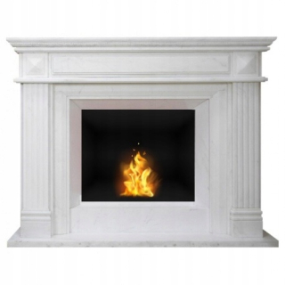 Portal Biofireplace 15332 White Marble 074