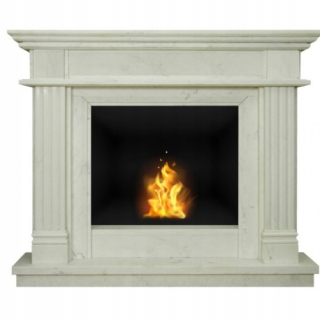 Portal Biofireplace 15340 White Marble 082