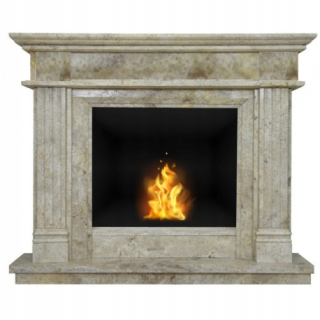 Portál Biofireplace 15342 Travertine 084