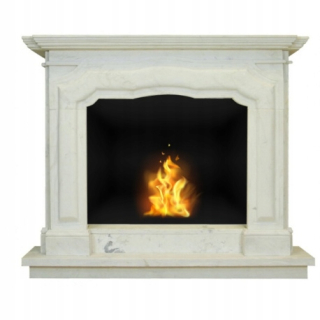 Portal Biofireplace 15343 White Marble 085