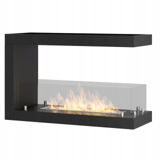 Biofinfin -fireplace Building Insert vo vnútri 80 cm typu u