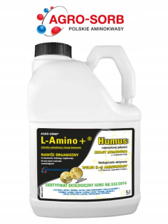 Záhradné hnojivo - Biostimulátor L-amino + humus ekologický stimulátor hnojiva 5L