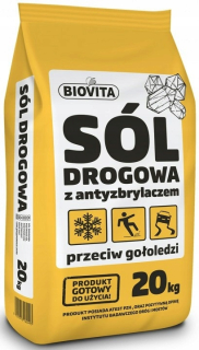 Cestná soľ - Biovita Road Salt proti ľadu 20 kg