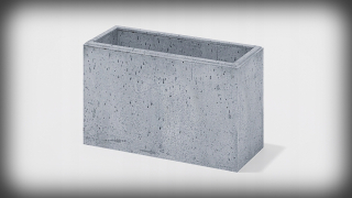 Plotový panel - Architektonický betónový blok pre ploty a steny 50x30x20