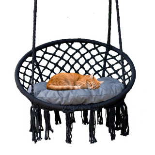 Záhradná hojdačka - Stork Nest + mäkký pohodlný vankúš