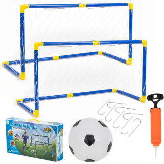Futbalové príslušenstvo pre deti - Futbalové brány 2x futbalová brána pumpa