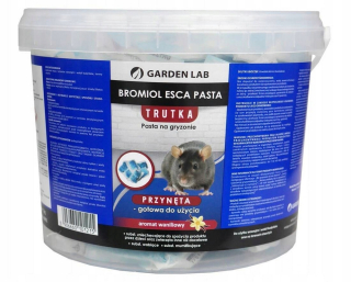 Repelent, plašič  pre zvieratá - Bromiol Esca Pasta 5 kg Time, Miss and Rats