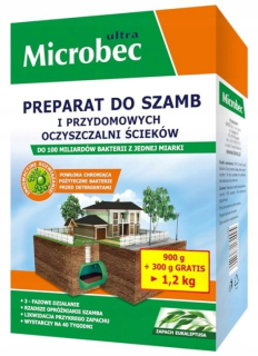 Prostriedok do žumpy, septiku - Bros Microbec ultra baktérie pre septické nádrže 1,2 kg Eukal.